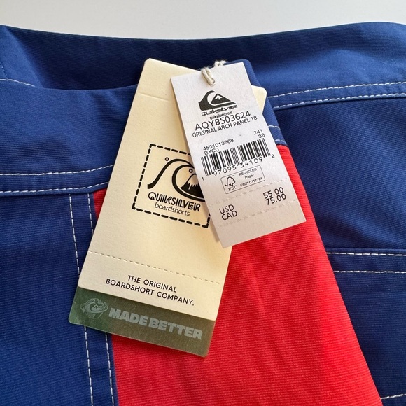 Quicksilver board shorts size 38 - Picture 4 of 9